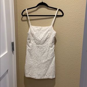 White cotton sundress